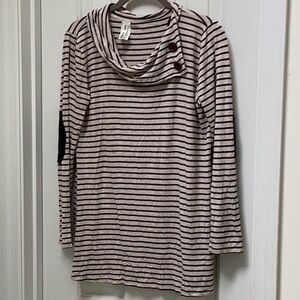 Sweet mag. Fashion cowl neck top/tunic L